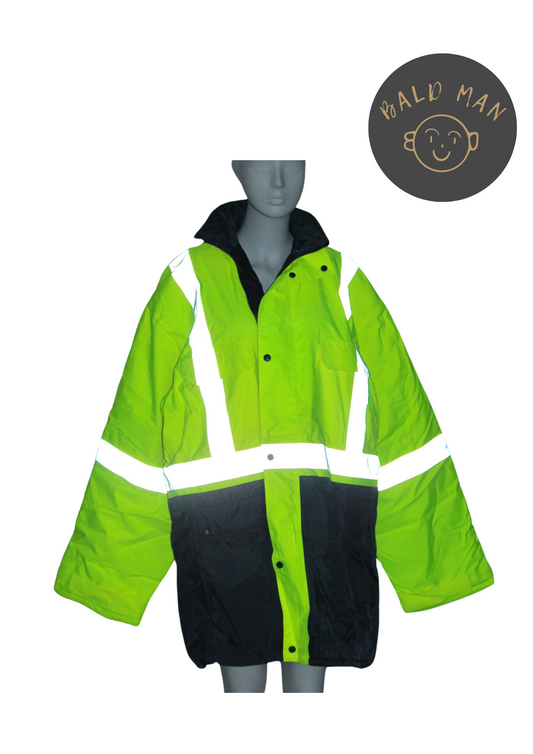 5 in 1 Rain/Construction Jacket - Light Yellow