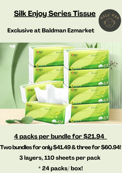 3 Layers Extra Thick Tissues 24 packs per bundle for $21.94